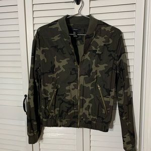 Forever 21 camo print jacket